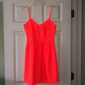 J Crew Orange Dress